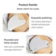 thumbnail image 3 of 1pc Gua Sha Facial Tool Stainless Steel GuaSha Massage Tool Natural Universal Facial Silver Metal Gua Sha Board Beauty Skin Care, 3 of 3