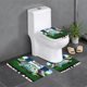 thumbnail image 1 of Juego de Alfombras de Baño Trolland Terciopelo Coral 3 Piezas, 1 of 6