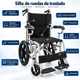 thumbnail image 5 of Silla de Ruedas Plegable de Traslado para Adulto 100 Kg con Frenos, Cinturón y Reposapiés, 5 of 8