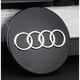 thumbnail image 2 of 4 cubiertas para cubo de rueda de coche compatibles con Audi de 60 mm, ABS, de aluminio y ABS, accesorios decorativos para coche., 2 of 5