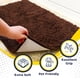 thumbnail image 2 of Felpudo para perros Muddy Mat®, superabsorbente, microfibra, color marrón, 2 of 7