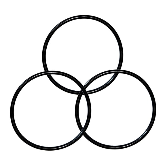 Empaque O-ring para carcasa de filtro de agua, paquete de 3, para GE Koatukys