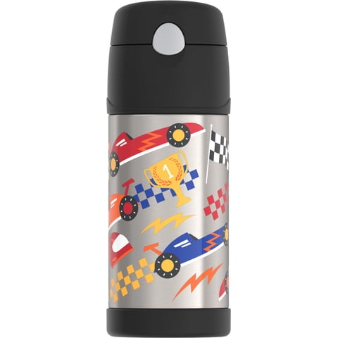 Botella De Agua Thermos Funtainer Hot Rods 350 Ml Kids
