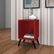 thumbnail image 2 of Velador Nicho Retro Rojo, 2 of 3