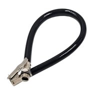 Ioensy - Tubo De Extensión Del Inflador De Neumáticos Reemplazo Del Accesorio De La Bomba Del Compresor De Aire Negro