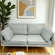 thumbnail image 1 of Sofa 2 cuerpos Lino Gris, 1 of 3