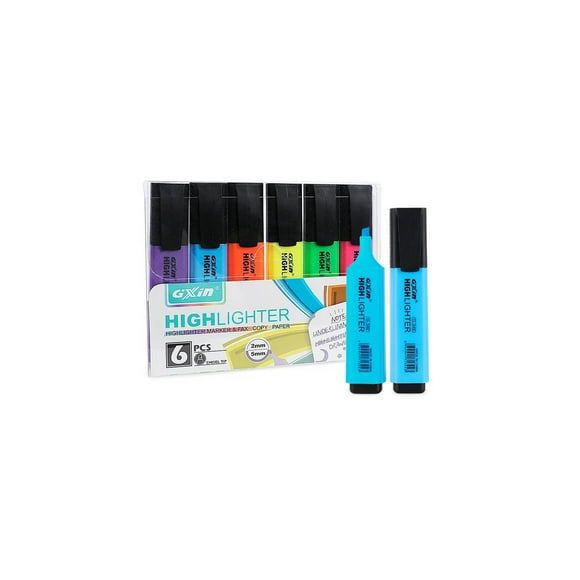 Destacadores Original Set 6 Unidades Fluor