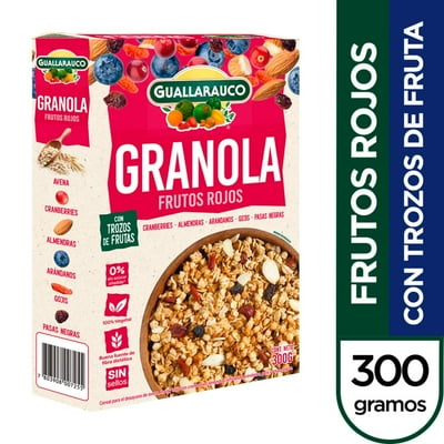 Granola Frutos Rojos 300 G Guallarauco