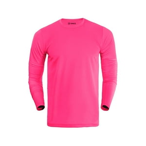 Snix - Polera Dry Fit Manga Larga Fucsia Talla Xxl