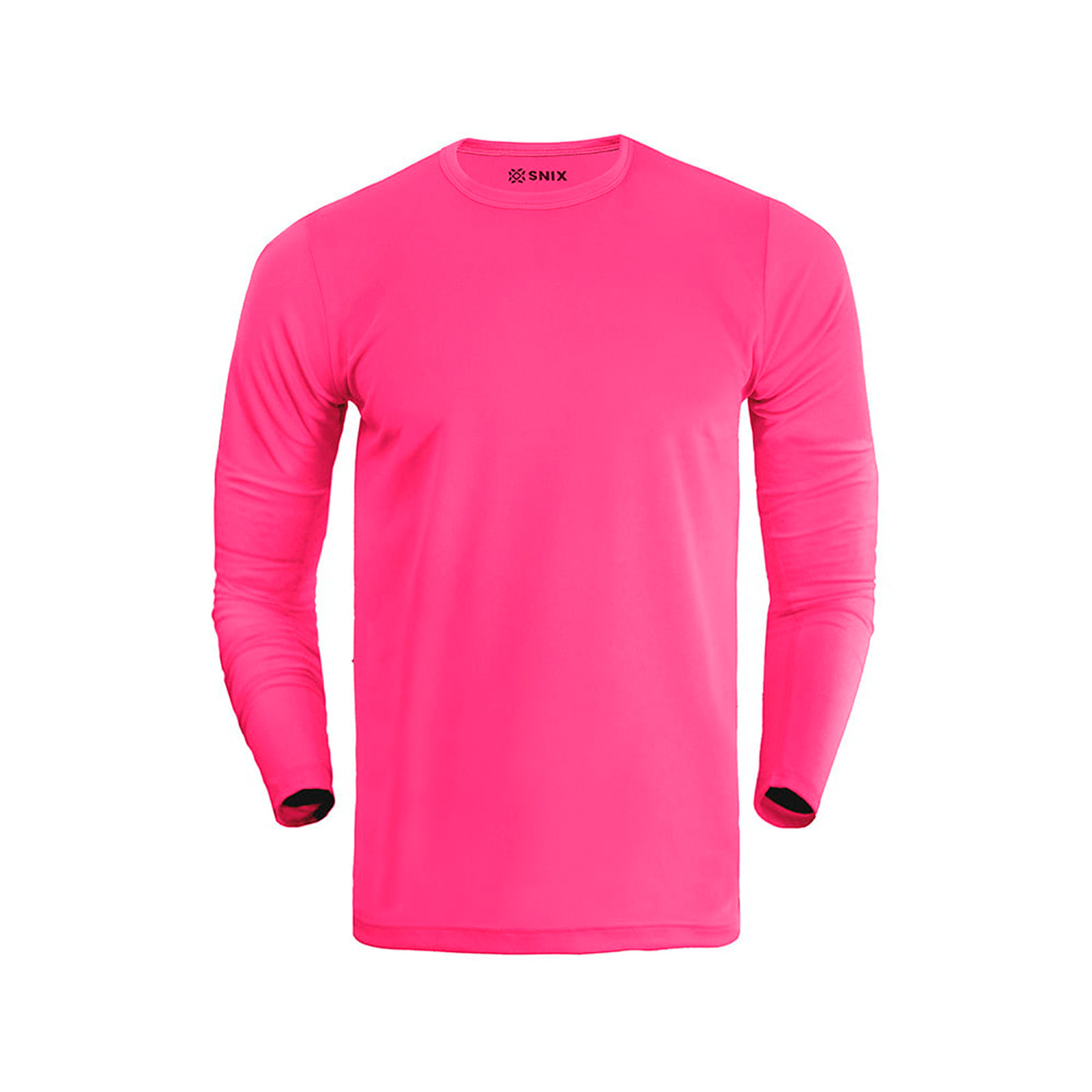 Snix - Polera Dry Fit Manga Larga Fucsia Talla Xl