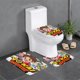 thumbnail image 1 of Yokai Watch Juego de 3 alfombras de baño de coral fleece: tapete de baño + alfombra de inodoro en forma de U + funda de tapa de inodoro en forma de O, 1 of 6