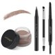 thumbnail image 1 of Kit de maquillaje LAVONE para estampar cejas con pomada y delineador de ojos, 1 of 8