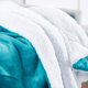 thumbnail image 5 of Manta Genteele Sherpa Super Soft de 100 x 125 cm, color verde azulado y blanco, 5 of 6