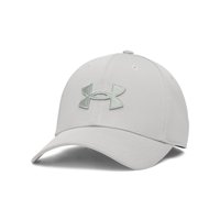 Gorra Under Armour Blitzing Stretch Fit Para Hombre, Color Titanio/Verde Arcilla