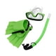 thumbnail image 1 of Conjunto De Snorkel Gafas De Natación Tubo De Respiración Ajustable Para Buceo De Verano Al Aire Libre Verde Tamaño UE 35 A 39, 1 of 3