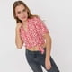 thumbnail image 3 of Blusa Mujer Camisera Cruzada Rosado Flores Corona, 3 of 5