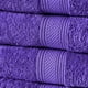 thumbnail image 3 of Toalla De Mano 100% Algodón 450 Grs. 45×80 Cm / Morado –, 3 of 3