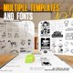 thumbnail image 3 of Impresora de pegatinas Nelko PM230 Mini Bluetooth con 3 rollos de papel, 3 of 9