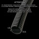 thumbnail image 3 of Tubo corrugado flexible para cables Electriduct 3 m 3/8" rojo, 3 of 7