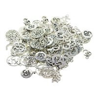 Bothyi - 100X Encantos Mezclados De La Aleación De Plata Para El Accesorio Del Llavero Del Collar De La Pulsera De Diy