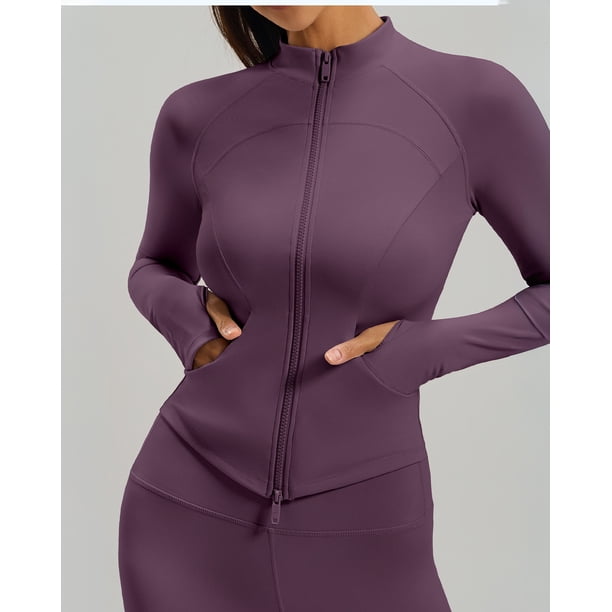 Chaqueta Fitness Mujer Entallada Cierre Pro Calidad - JYT039