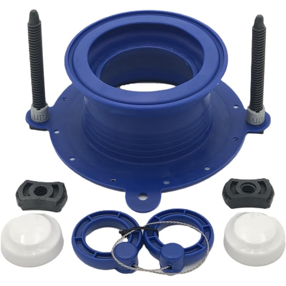 Kit de reparación de brida de inodoro One-N-Done con sello sin cera