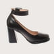 thumbnail image 4 of Zapato Tacón Negro Vía Franca, 4 of 5