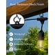 thumbnail image 3 of Ganchos roscados negros para luces de guirnalda Brightech, 32 unidades, 3 of 7