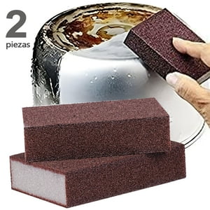 Set 2 Esponjas Mágicas Para Cocina Limpia Óxido Parilla Olla Aileda