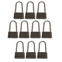 Bothyi - 10 Uds. Tiradores De Cremallera De Aleación De Zinc, Cabezales De Cremallera De Costura Para Jeans, Bolso De Equipaje, Color Negro