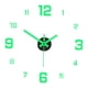 thumbnail image 4 of Pegatinas de reloj de pared sin marco luminosas modernas con números Reloj de pared de acrílico decorativo silencioso para sala de estar Decoración, 4 of 5