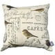 thumbnail image 1 of FUNDA COJIN DECORATIVO DISEÑO AVES CREMA Y CAFE 60x60, 1 of 2