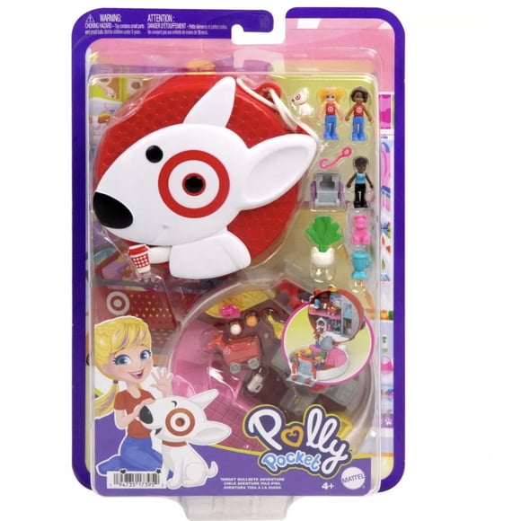 Playset Polly Pocket Target Bullseye con muñecas y accesorios