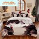 thumbnail image 1 of Three-Piece Set of Tokyo Ghoul Black White Confrontation Printed Duvet Cover Set Stylish And Elegant, 1 of 1