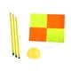 thumbnail image 3 of Bandera De Esquina De Fútbol, Postes De Agilidad De Fútbol, Bandera Deportiva De Entrenamiento Para Adultos Para Juegos, 3 Postes, Base Amarilla, 3 of 5