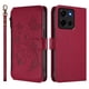 thumbnail image 2 of Funda Cartera Mariposa para [Motorola Moto G Play 2026 5G] con Soporte y Cremallera Rojo, 2 of 6