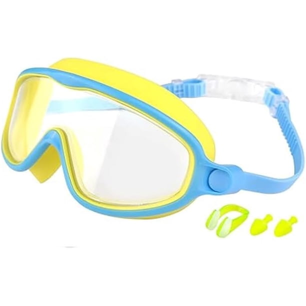 Gafas natación niños montura grande antivaho 2026 verano visión amplia
