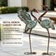 thumbnail image 5 of Escultura Autodaya 94 cm Garza Azul con Pátina, 5 of 9