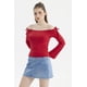thumbnail image 2 of Polera Mujer Bardot Hombros Rojo, 2 of 4