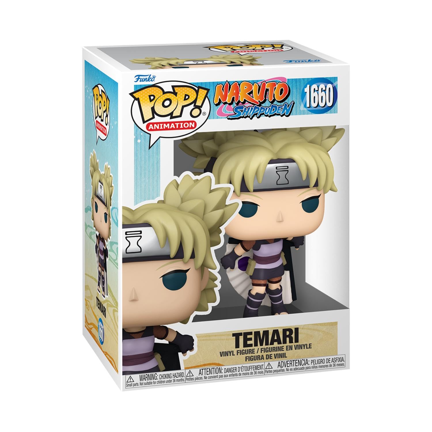 ¡Funko Pop! Figura Animada De Naruto Shippuden Temari De 11 Cm