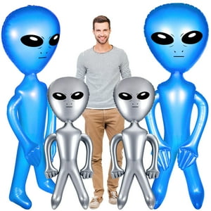 Gigante Inflable De Halloween Alien Zhanmai De 160 Cm Y 90 Cm, 4 Unidades