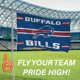 thumbnail image 2 of Bandera BANNER Team Sports America 150 cm Buffalo Bills Vintage, 2 of 6