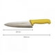 thumbnail image 3 of Cuchillo Medio Golpe Amarillo Hoja 20 Cms., 3 of 3