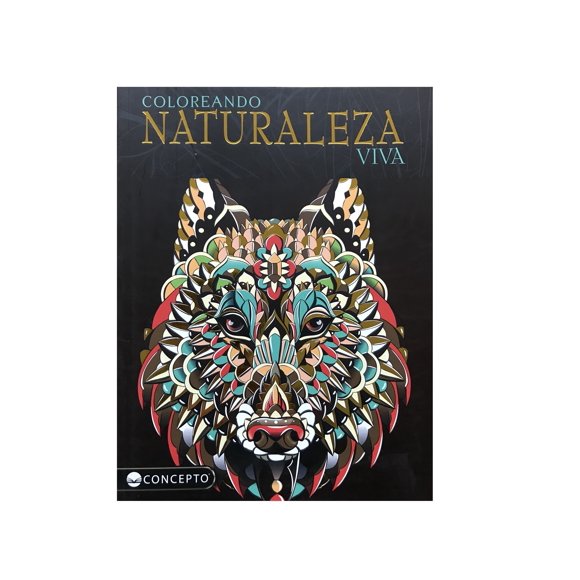 Libro Coloreando Naturaleza Viva