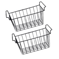 Bothyi - 2 Cestas Para Congelador, Cestas Profundas Para Refrigerador, Para Cocina, Dormitorio, Casa De Campo, 45 Cm X 24,5 Cm X 20 Cm