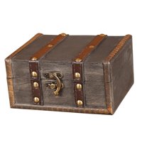 Bothyi - Caja Del Tesoro, Cajas Decorativas De Madera Hechas A Mano Vintage Para Dinero, Joyería, Niños