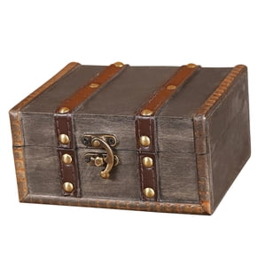 Bothyi - Caja Del Tesoro, Cajas Decorativas De Madera Hechas A Mano Vintage Para Dinero, Joyería, Niños