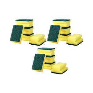 Purity - Pack 15 Esponjas Acanaladas | Máxima Eficiencia De Limpieza