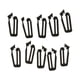 thumbnail image 3 of Pack de 10 Clips de Correas Molle de 25mm, Hebilla para Mochila, Color Negro, 3 of 3