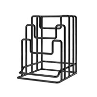 Magideal - Soporte Para Tabla De Cortar, Soporte, Independiente, Soporte Metálico Para Utensilios De Cocina, Soporte Para Tapa De Sartén Para Encimeras De Cocina